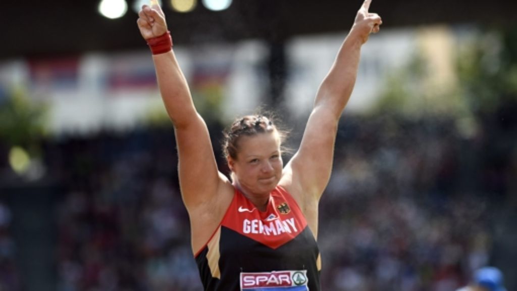 Leichtathletik-EM in Zürich: Gold für Kugelstoßerin Christina Schwanitz