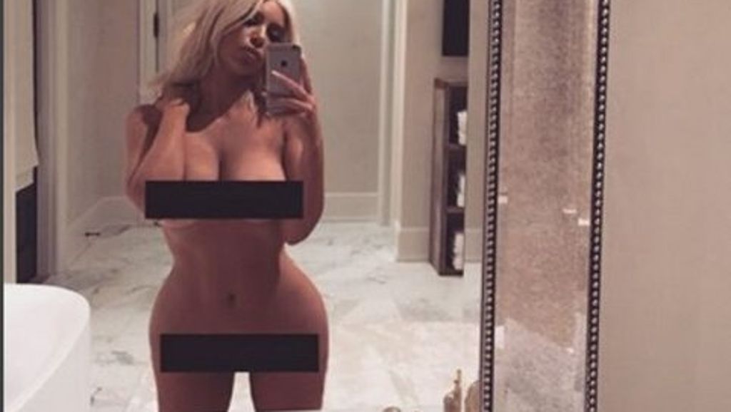Nackt-Selfie: Kim Kardashian provoziert auf Instagram