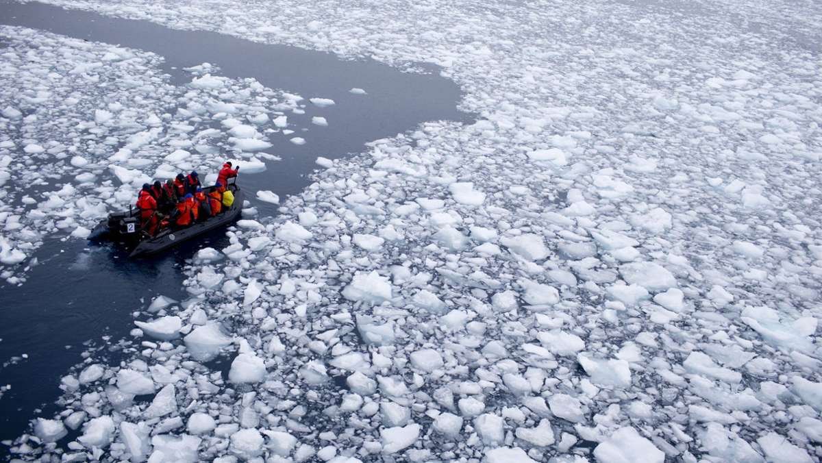 In der Arktis: Wohl Negativrekord bei Meereisausdehnung