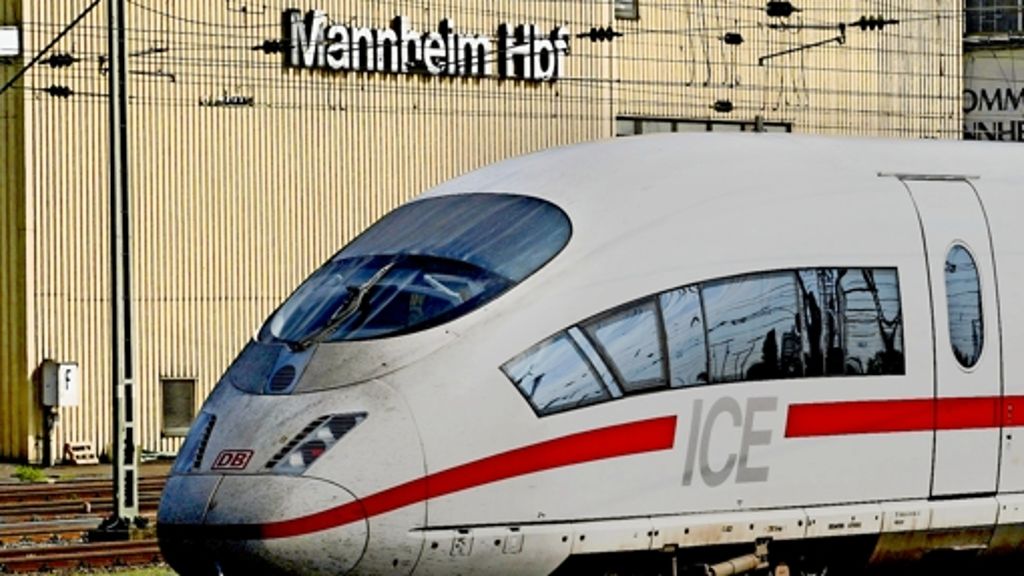 Bahnstrecke Mannheim-Stuttgart: Verspätungen mit Ansage