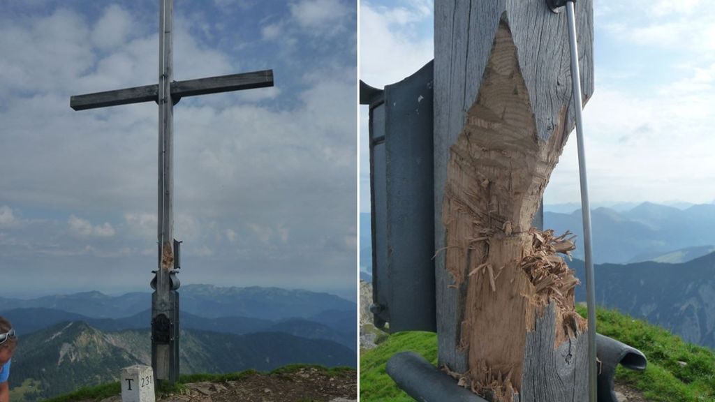 Abgehackte Gipfelkreuze in den Alpen: Neues Kreuz sorgt für Verwirrung