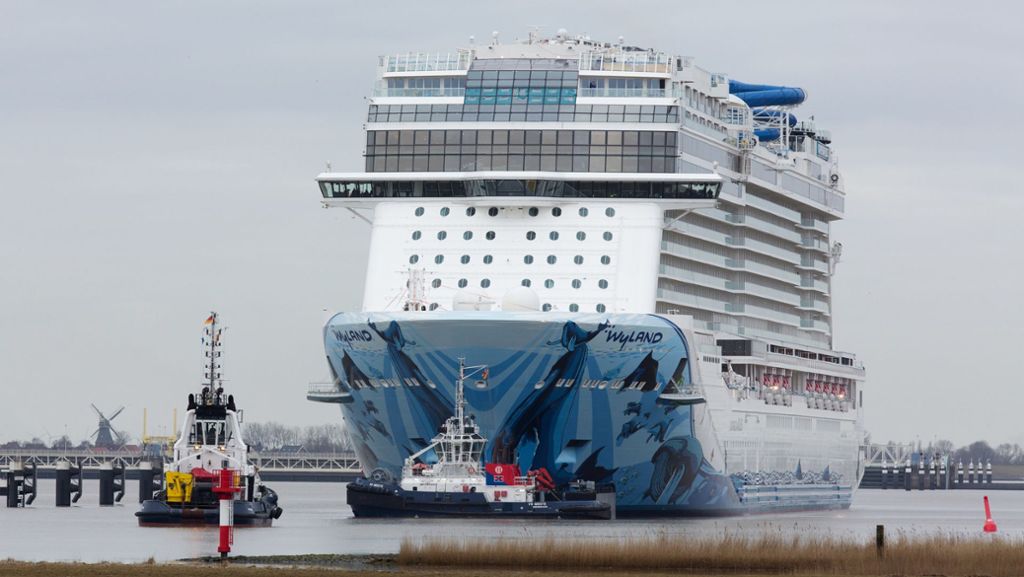 „Norwegian Bliss“: Riesen-Kreuzfahrtschiff verlässt Meyer-Werft