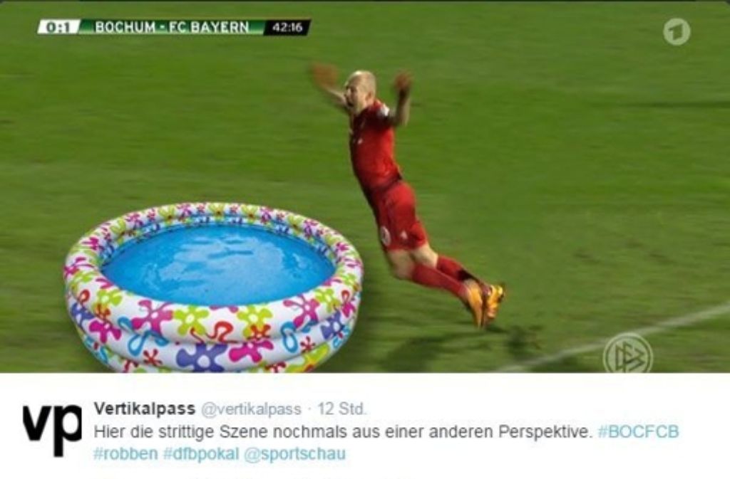 Dieses aktuelle Meme zum jüngsten Fall des Arjen Robben stammt vom Fußballblog „Vertikalpass“.