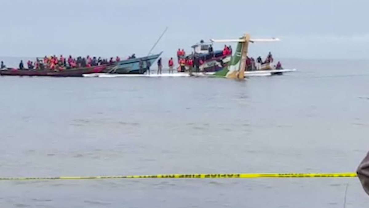 Unglück in Tansania: Flugzeug stürzt in Victoriasee – Mindestens 19 Menschen sterben