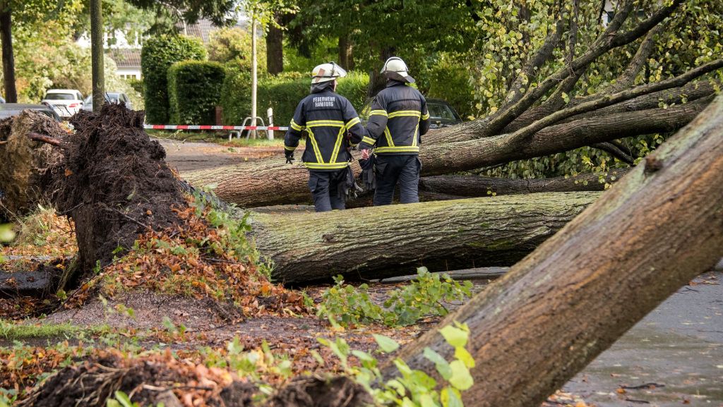 Norddeutschland: Sturm „Xavier“ fordert Todesopfer und legt Zugverkehr lahm