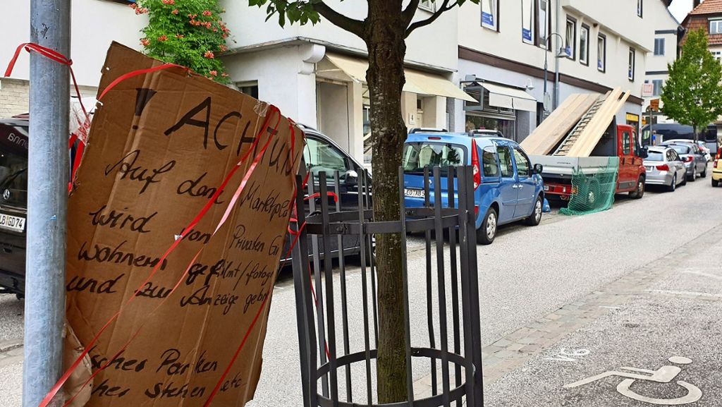 Ärger in Leonberg: 2300 Falschparker in vier Monaten angezeigt