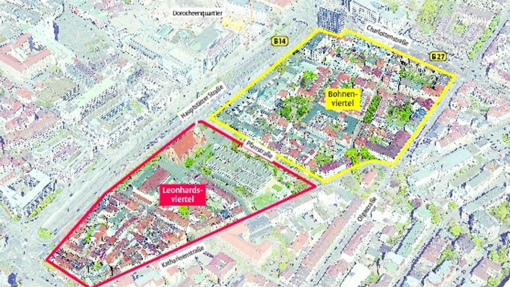 Leonhards- und Bohnenviertel in Stuttgart: Zwei Viertel sollen wieder eins werden
