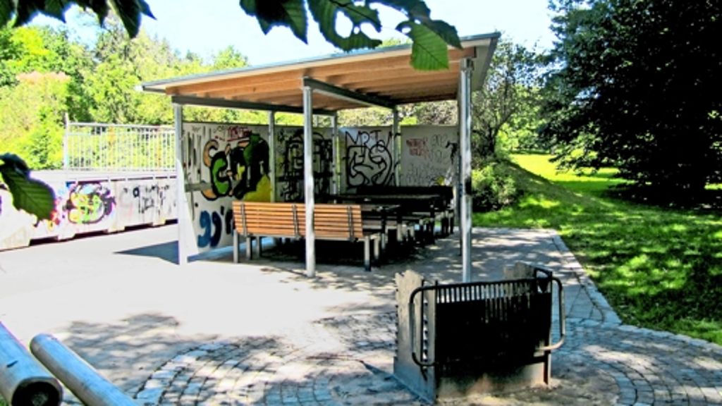 Grillplatz in Plieningen: Ein  Licht für die Grillstelle