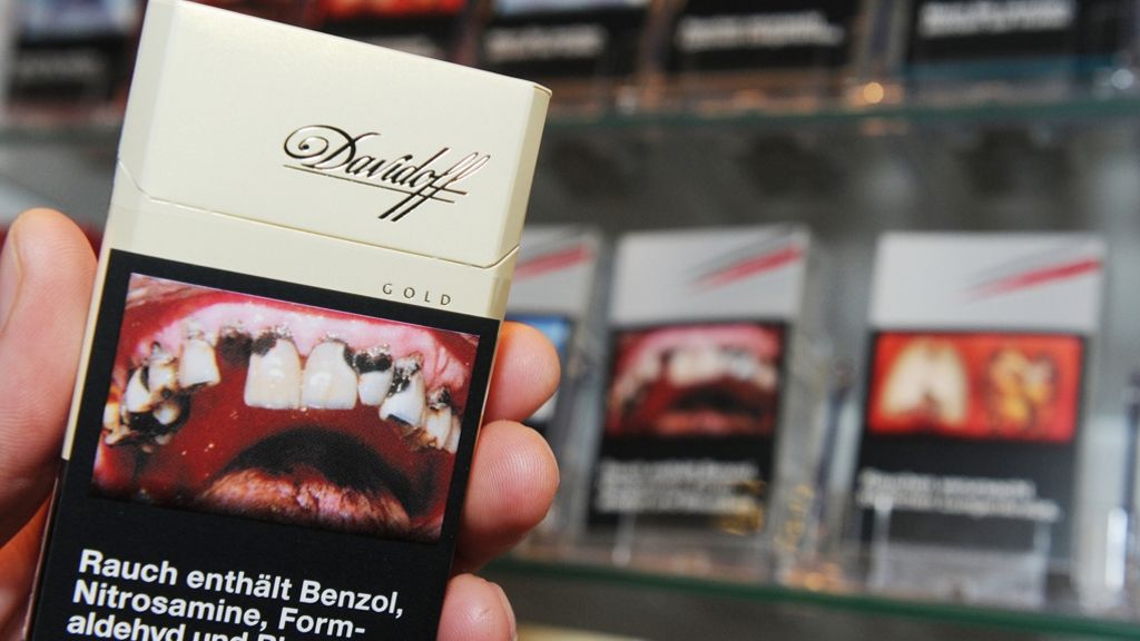 Schockbilder: Abschreckung auf Zigarettenschachteln verzögert sich