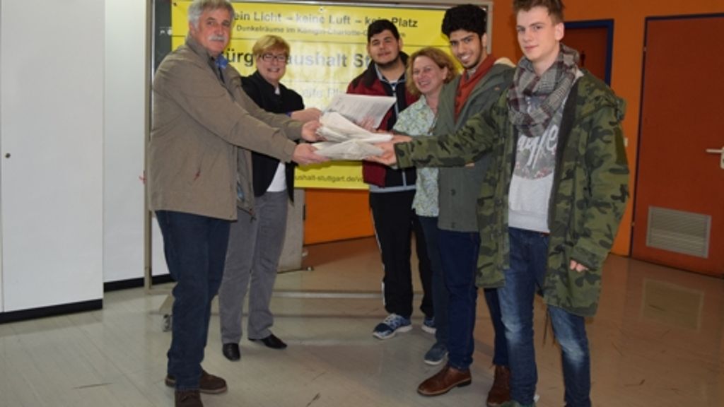 KCG in Möhringen: Schüler sammeln rund 4300 Unterschriften