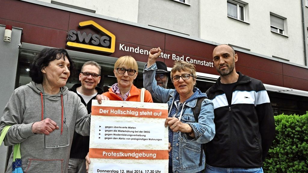 Protest in Bad Cannstatt: Der Zorn der Mieter ist nicht verraucht