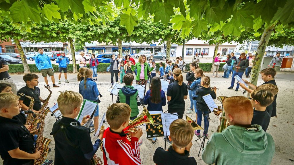 „School goes street“ in Böblingen: Die Innenstadt wird zur Bühne