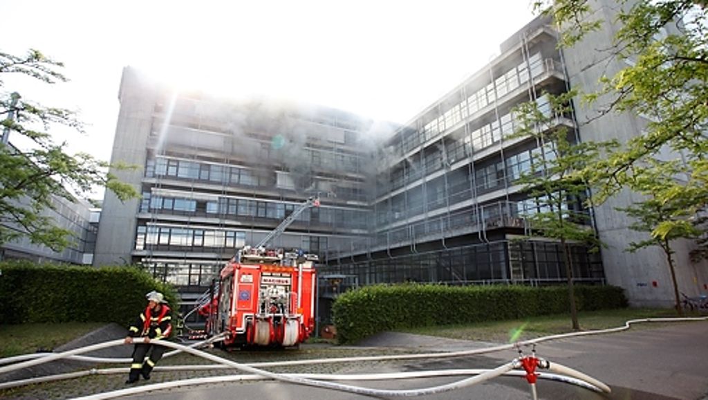Stuttgart-Vaihingen: Feuer in Unigebäude ausgebrochen
