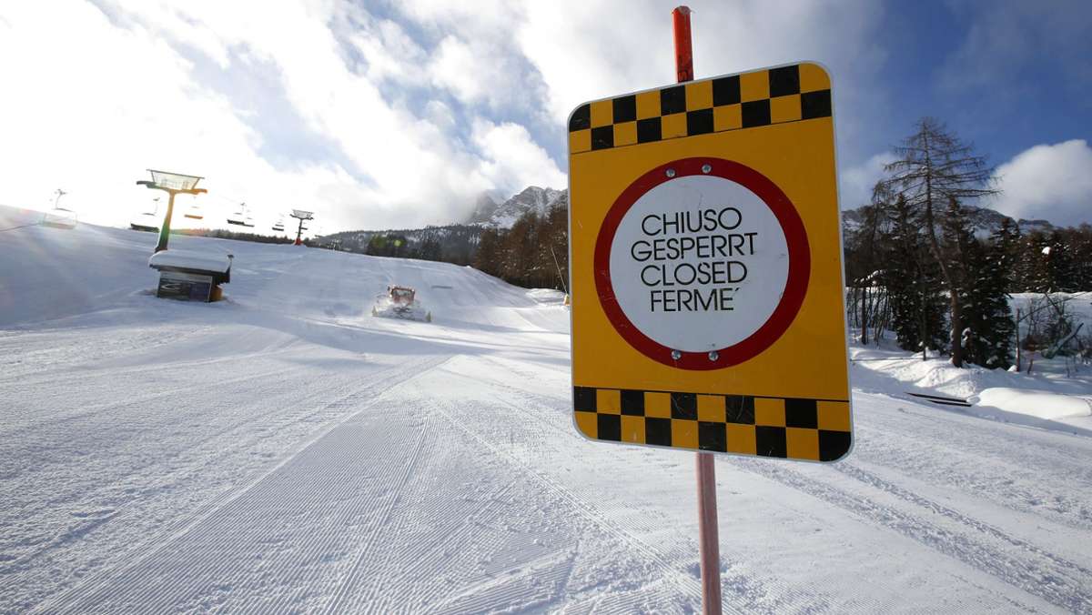 Wegen neuer Corona-Risiken: Italiens Regierung stoppt geplante Öffnung der Skigebiete