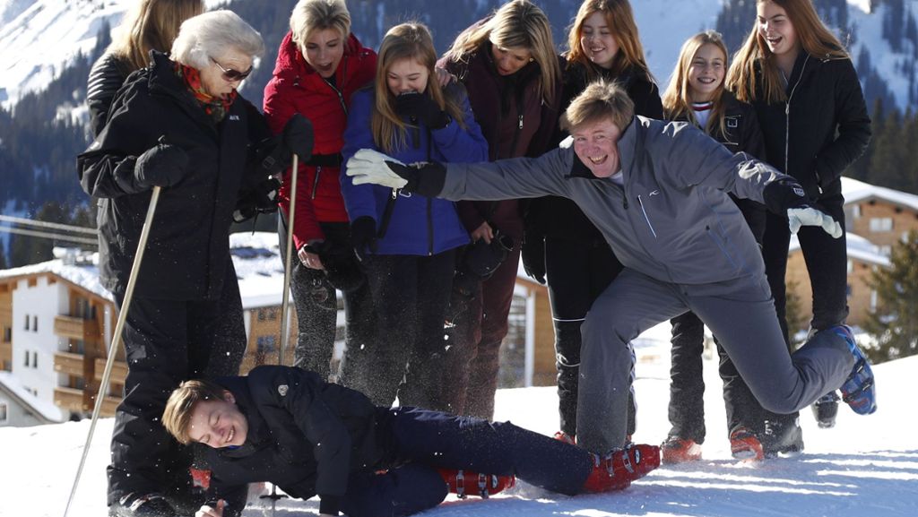 Máxima und Willem-Alexander im Skiurlaub: So ausgelassen ist die royale Stimmung in Lech