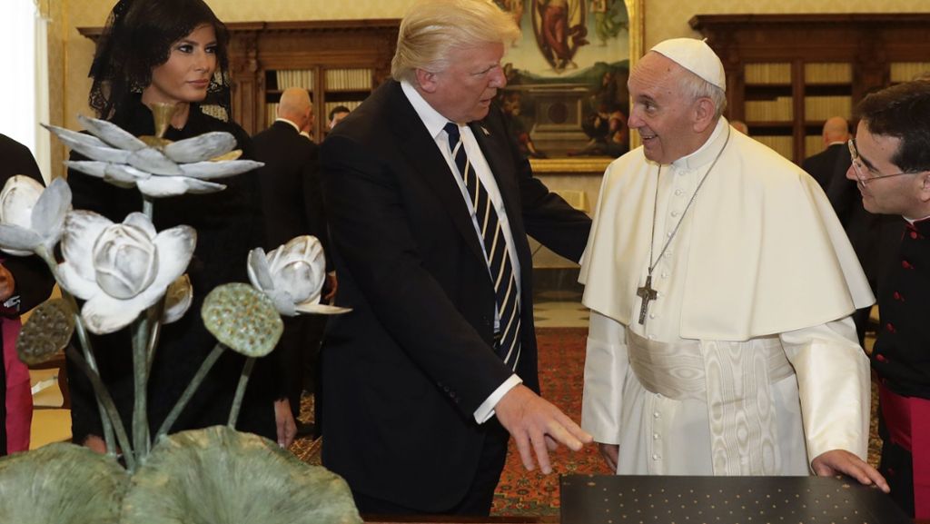 Donald Trump in Rom: Das trotzige Kind trifft den Heiligen Vater