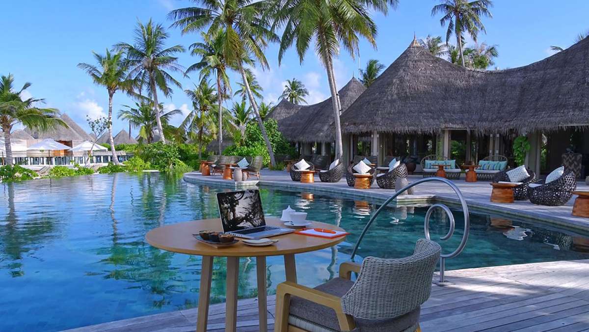 Hotel auf den Malediven: Von der Luxusinsel aus arbeiten? Meerblick für 20 000 Euro