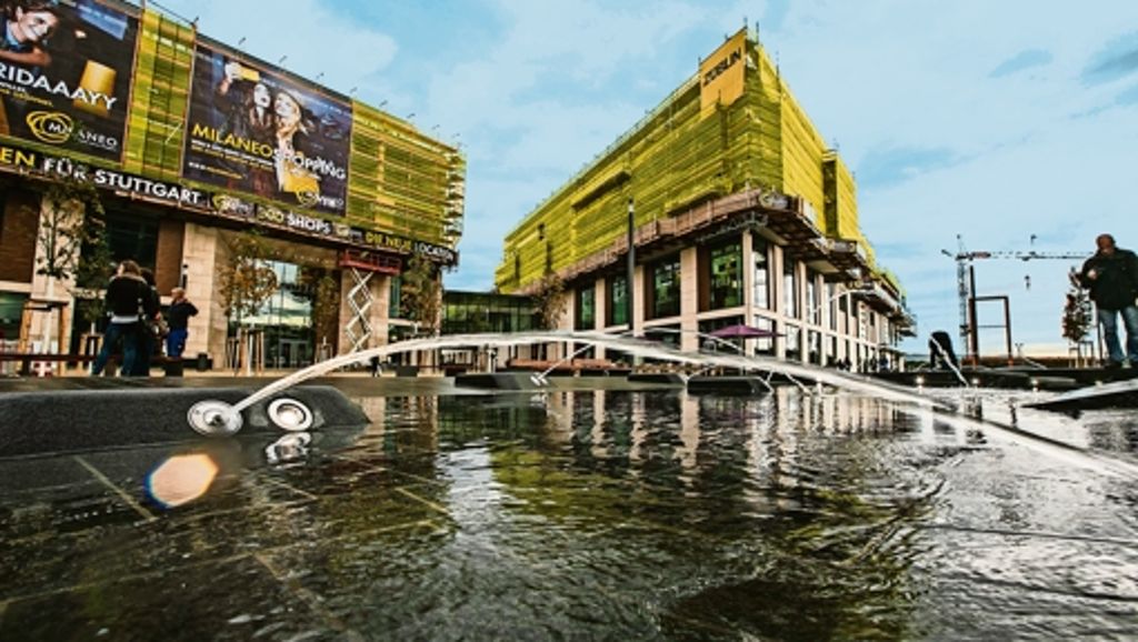 Mailänder Platz in Stuttgart: Das größte Wasserspiel der Stadt