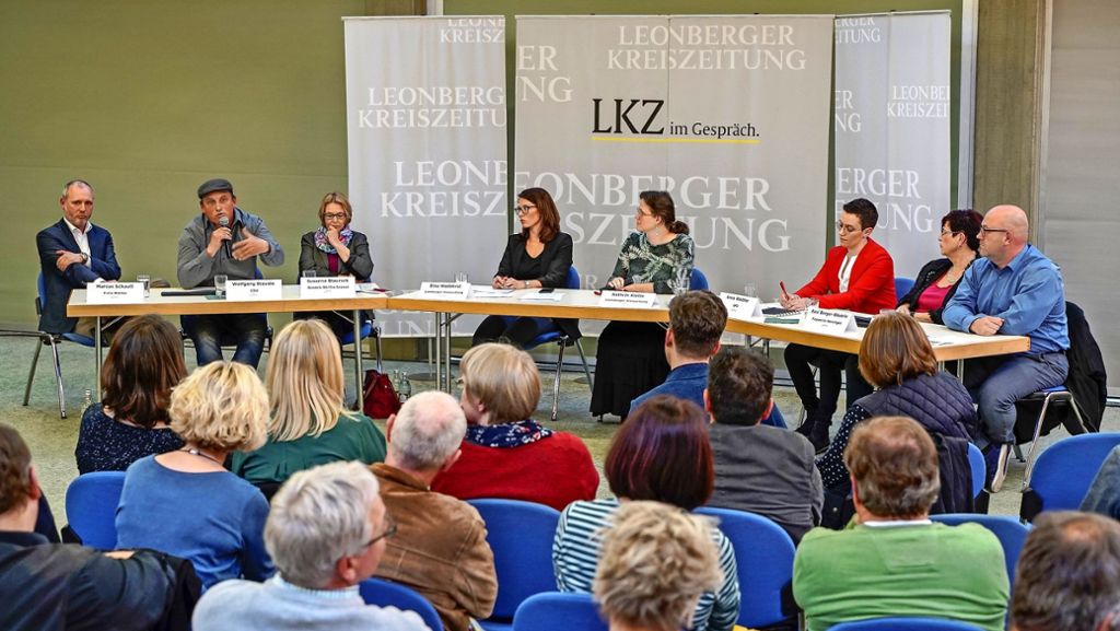 LKZ im Gespräch in Renningen: Im  Tête-à-tête zur richtigen Stadtpolitik