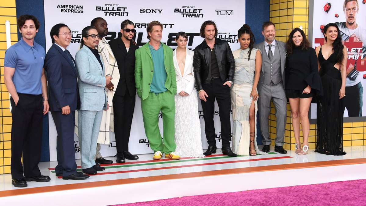 Brad Pitt und Co. in  Los Angeles: Diese Stars waren auf der Premiere von „Bullet Train“