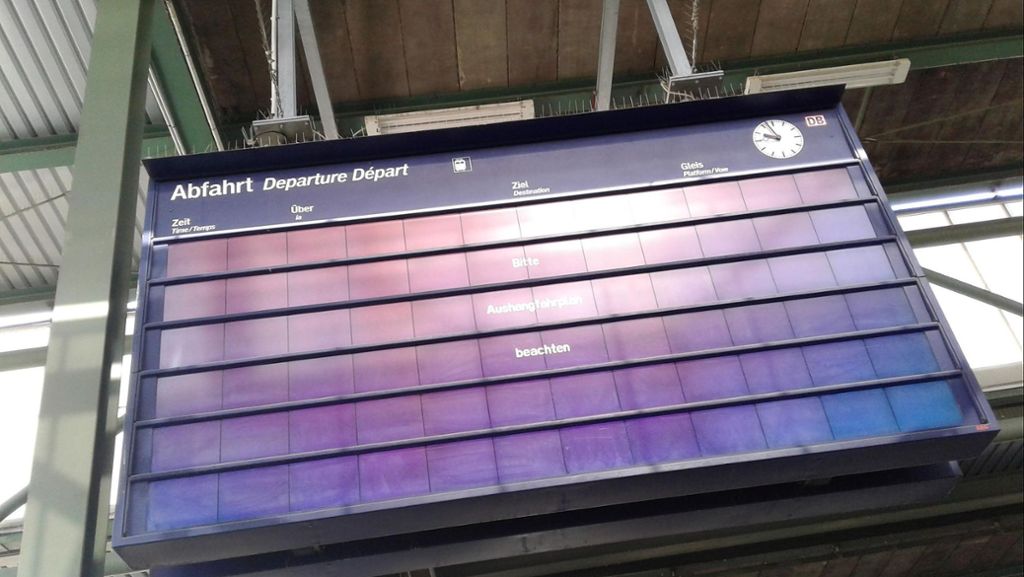Cyber-Attacke auch in Stuttgart: Anzeigetafeln der Bahn fallen aus