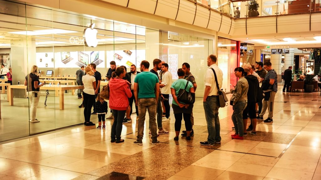 Apple Store Sindelfingen: Der große Hype um iPhone 7 bleibt aus