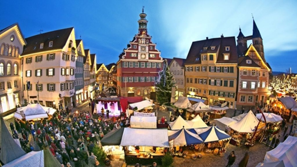 Weihnachtsmarkt in Esslingen: Mittelalterliches Treiben unter LED-Lichtern