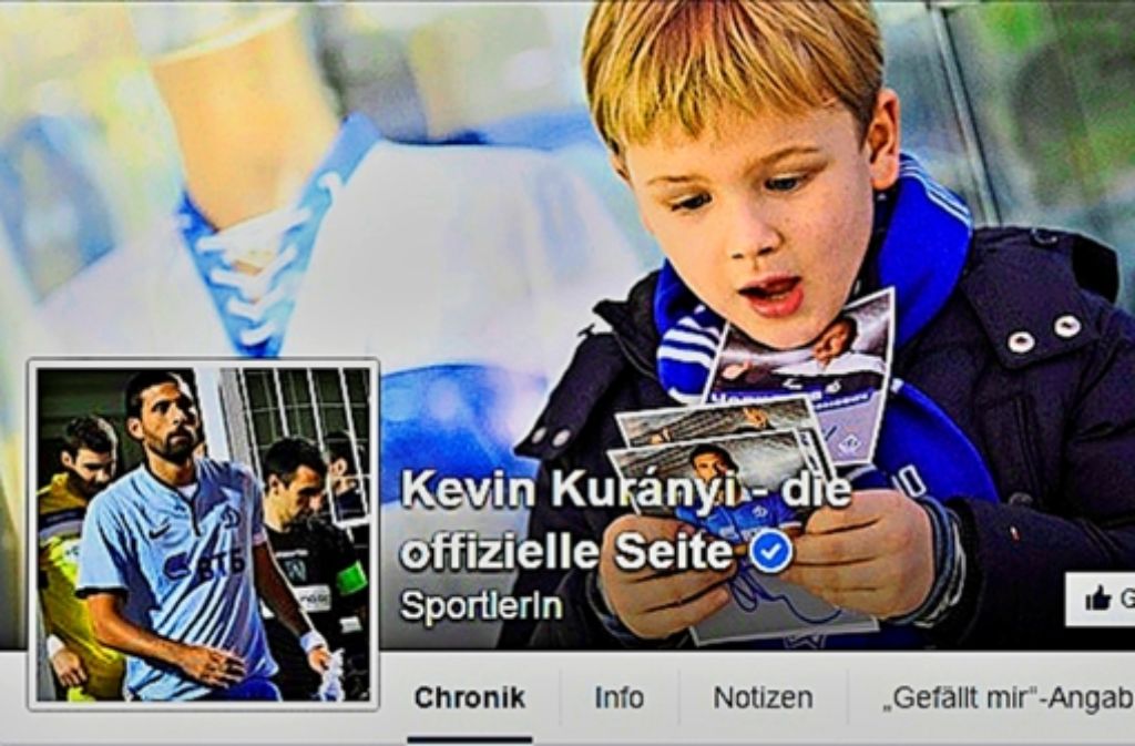 Imagepflege: seine Facebookseite lässt sich der Fußballer Kuranyi von Werbeprofis bestücken – das Material dazu liefert er selbst. In der Bilderstrecke zeigen wir zwei Beispiele.