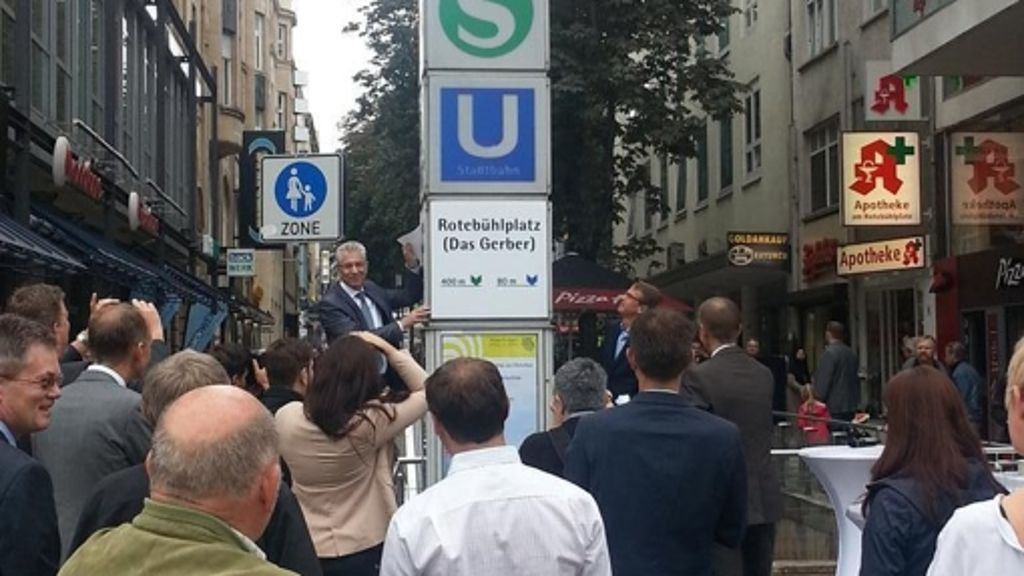 Rotebühlplatz in Stuttgart: Haltestelle wird umbenannt