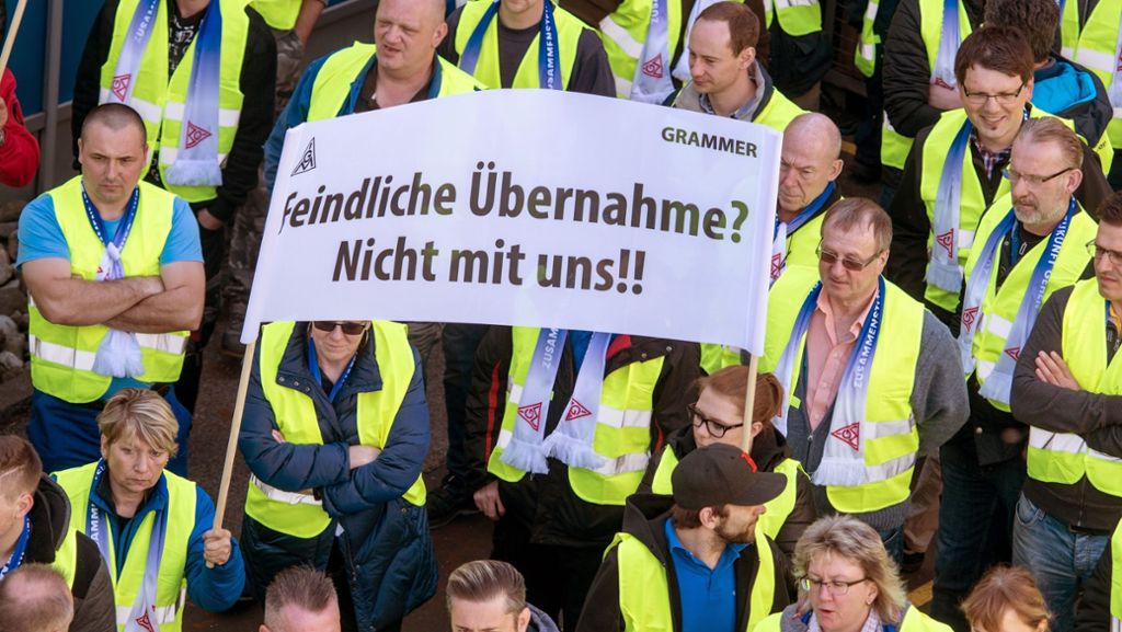 Kampf um Autozulieferer Grammer: Gewerkschafter appellieren an Aktionäre