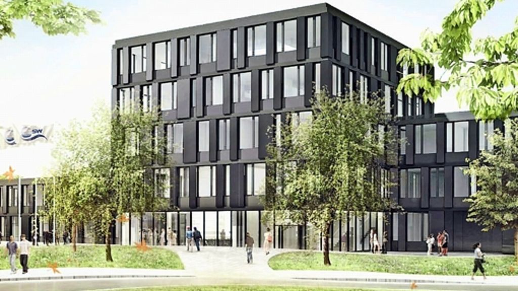 Neubau ZSW in Vaihingen: Die Zukunft sieht schwarz aus