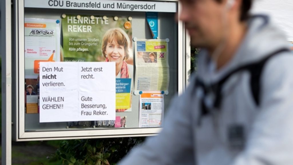 OB-Wahl in Köln: Messerattacke wühlt Köln bei der Stimmabgabe auf