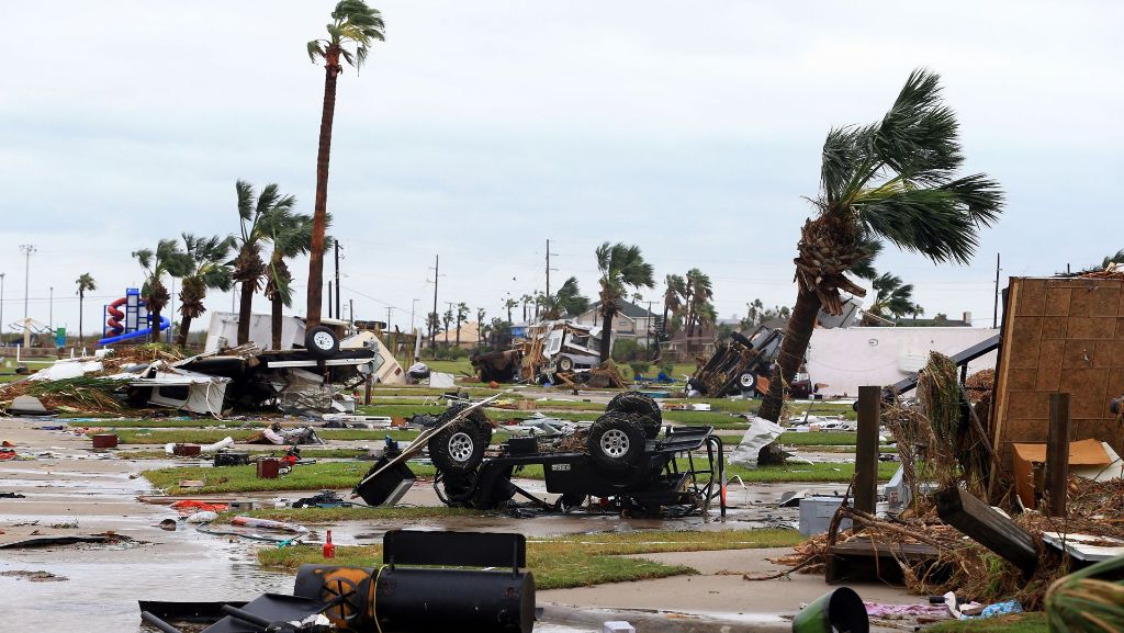 Unwetter in den USA: Zwei Menschen sterben im Sturm „Harvey“