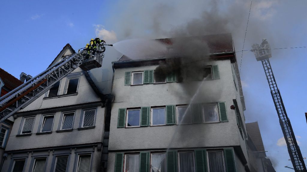 Brand in Esslinger Altstadt: Können die Gebäude restauriert werden?