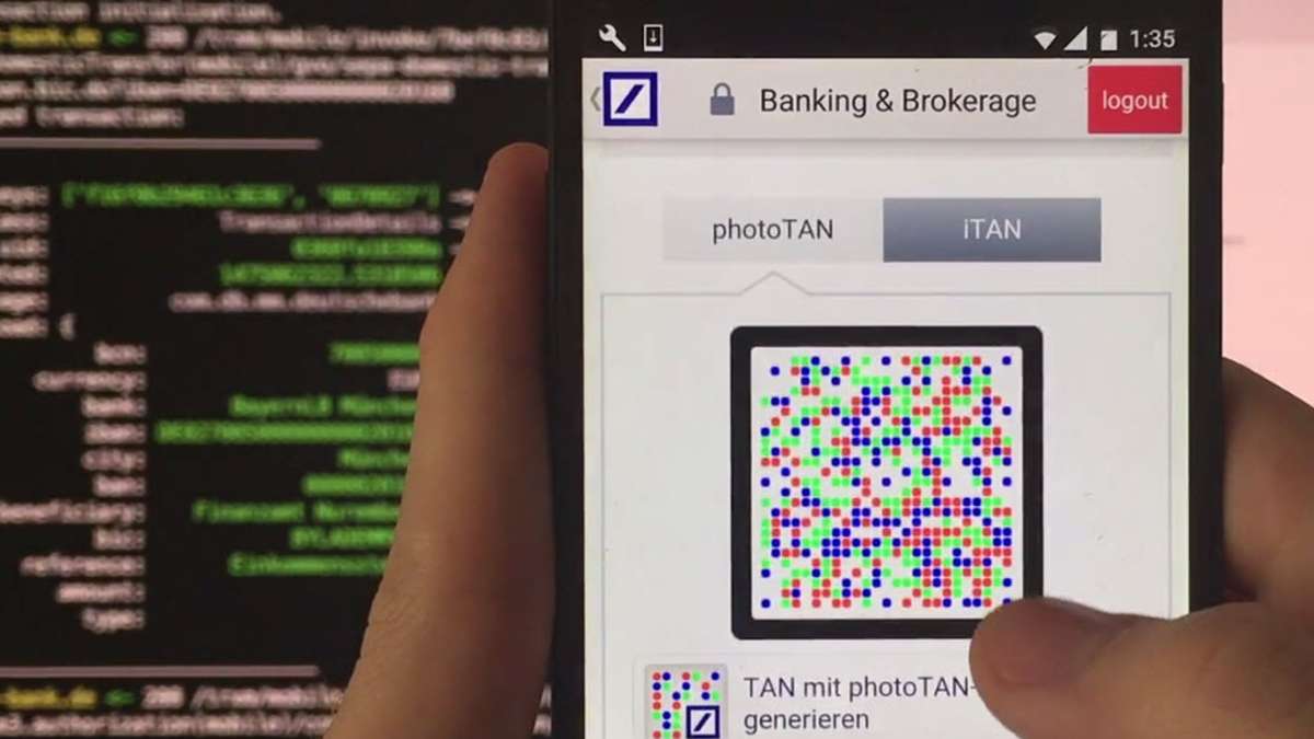 Photo-Tan-Verfahren: Forscher knacken Mobile-Banking-App