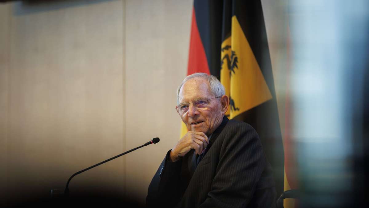 Tag der deutschen Einheit: Wolfgang Schäuble beschwört in Stuttgart den Zusammenhalt