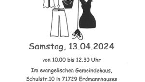 Erdmannhausen: Kleiderhimmel in Erdmannhausen