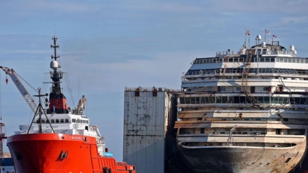 Abtransport nach Genua: Costa Concordia kommt gut voran