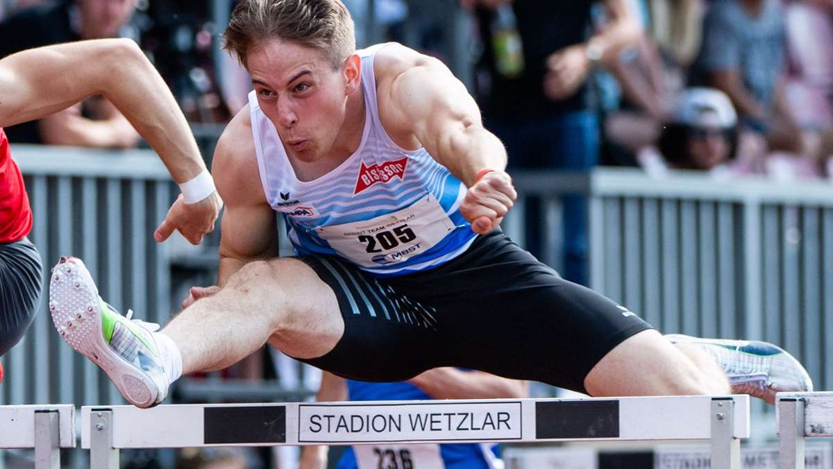 Leichtathletik: Stefan Volzer, VfL Sindelfingen: Die gute Nachricht: der Rücken hält