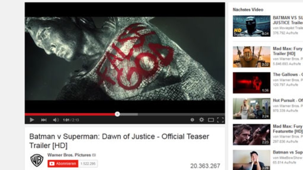 Batman v. Superman: Dawn of Justice: Nach Leak kommt Trailer früher als geplant