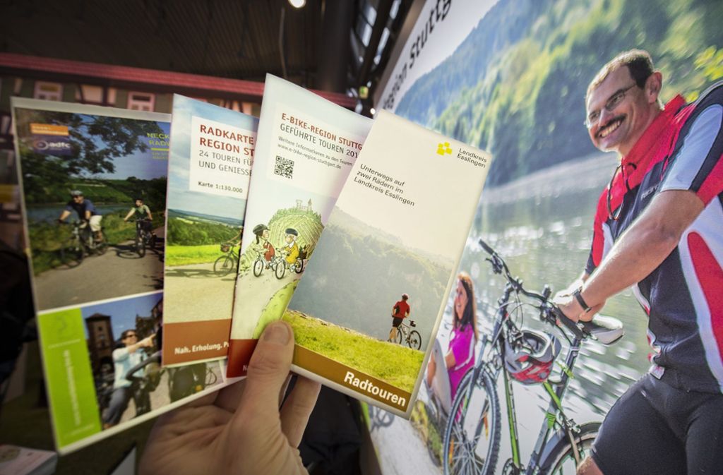 Ein besonderes Interesse gilt den Radfahrern. Ihnen unterbreitet der Landkreis Esslingen eine ganze Palette an Tourenvorschlägen.