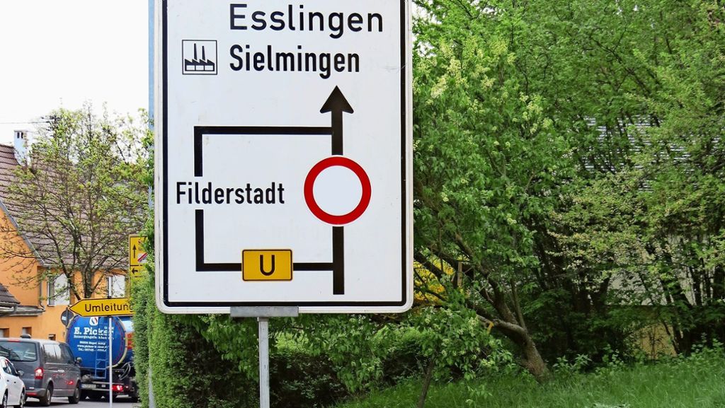 Filderstadt: Baustelle verursacht Schleichverkehr
