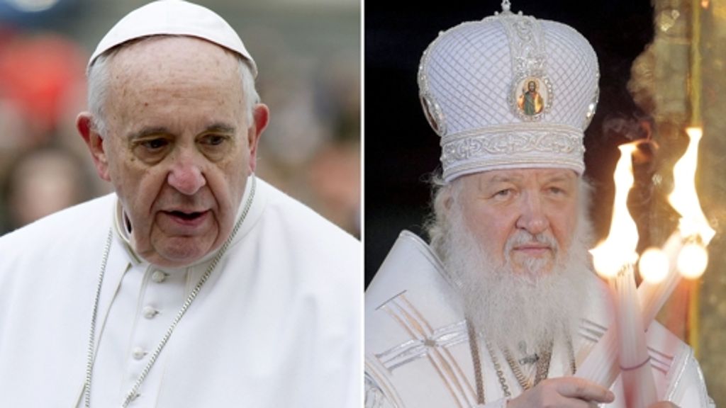 Historisches Treffen: Papst mit russischem Patriarch Kirill zusammengekommen