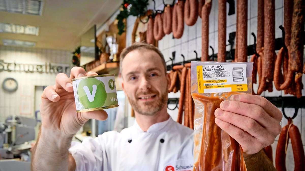 Fleischersatz in Gemmrigheim: In dieser Metzgerei werden auch Veganer satt