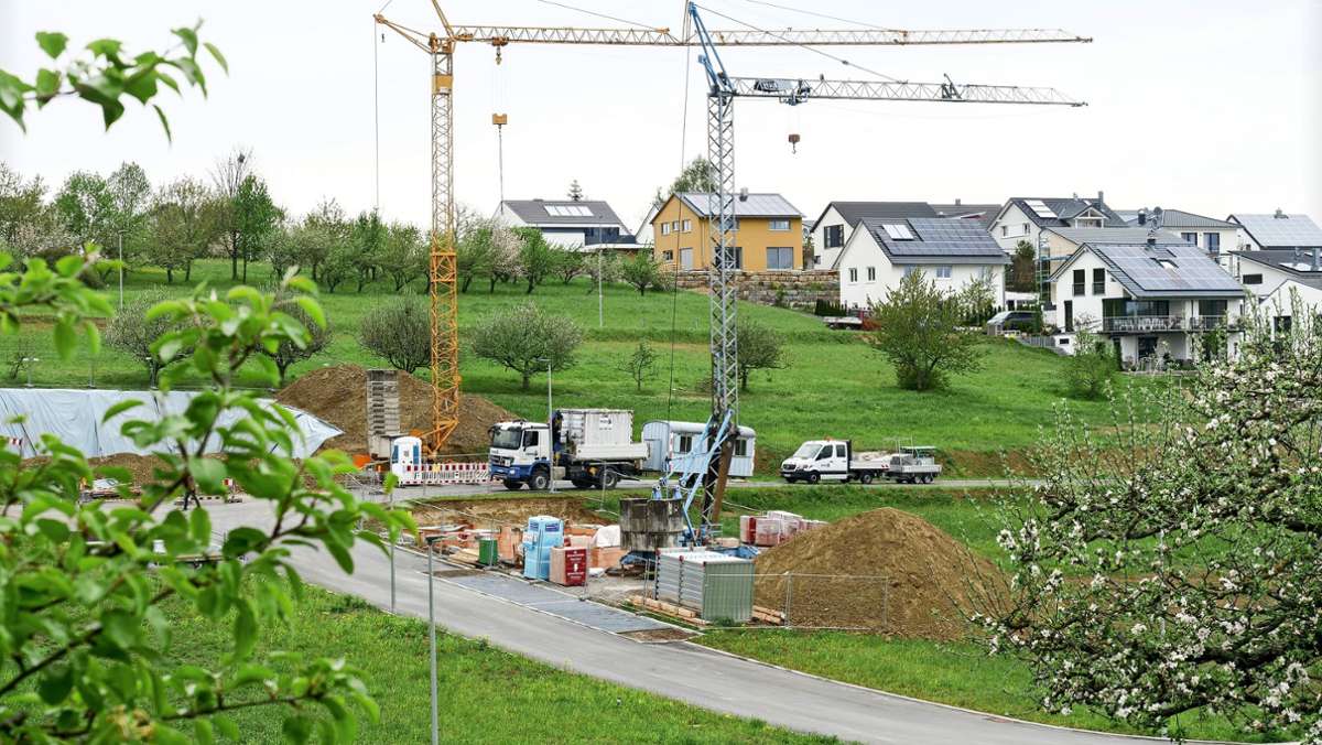 Vier Grundstücke im Verkauf: Preis für Bauland in Wimsheim erhöht