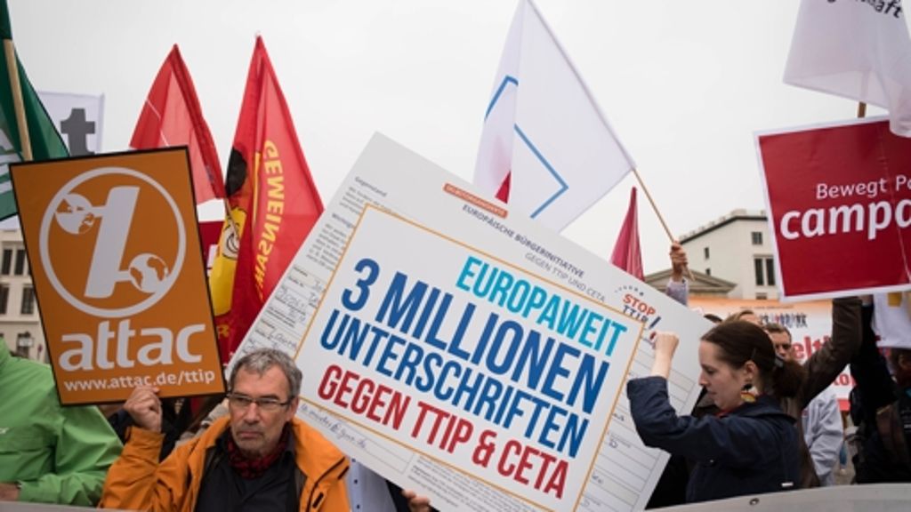 Umstrittenes Freihandelsabkommen: 3,3 Millionen Unterschriften gegen TTIP