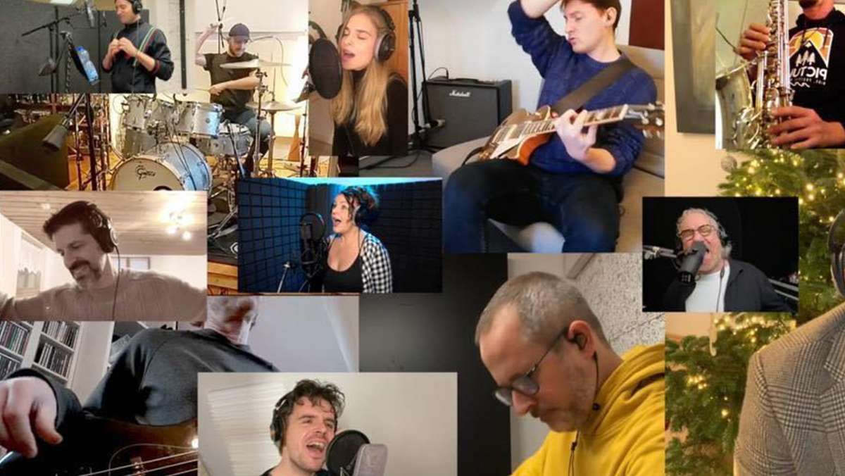 Song nach dem Vorbild „We Are the World“: Stuttgarts Musicalfamilie macht zusammen Mut