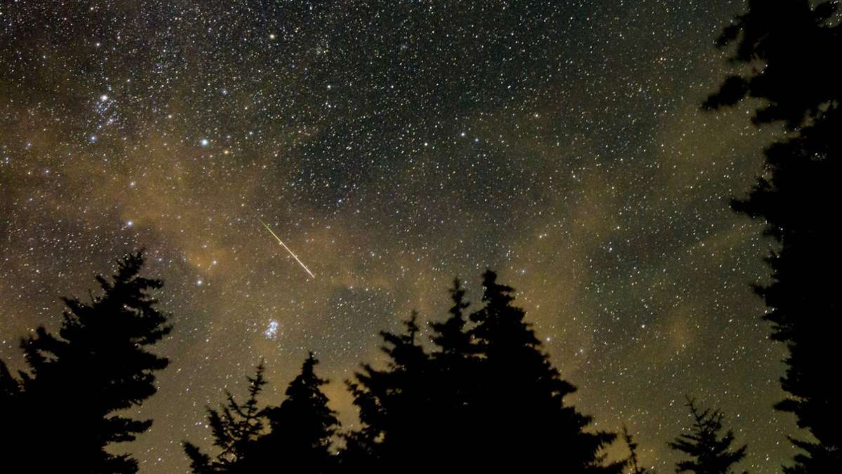 Perseidenschwarm über der Erde: So spektakulär war der Sternschnuppenregen in der Nacht
