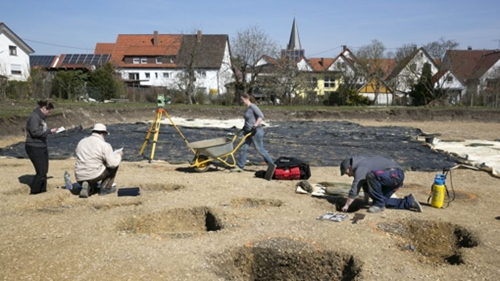 Dettingen: Archäologen statt Bauarbeiter