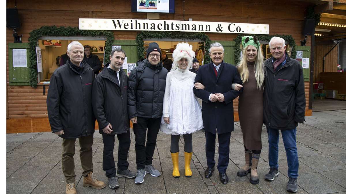 Weihnachtsmann & Co. in Stuttgart: Großer Einsatz für soziale Zwecke